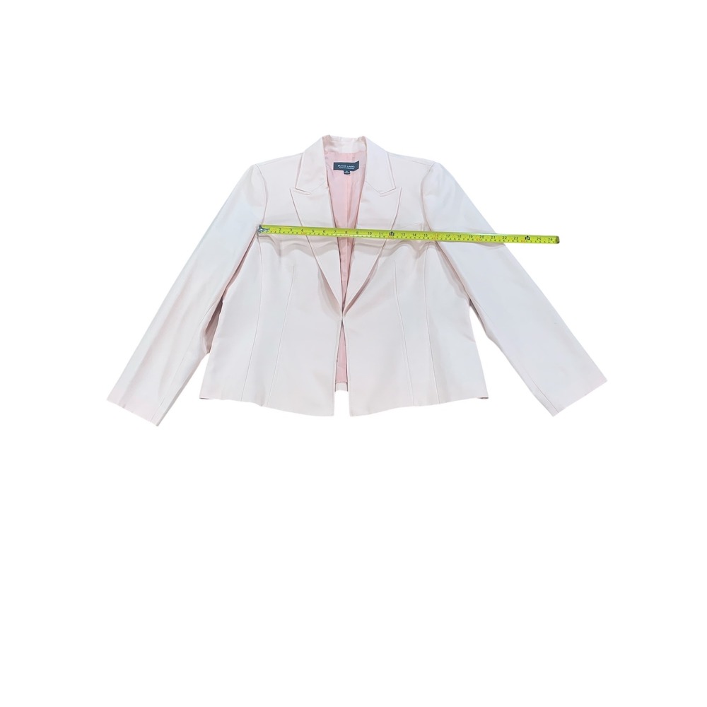 BLACK LABEL by‎ EVAN PICONE Pink Lined Blazer Jacket Women's Size 10 - Picture 3 of 5
